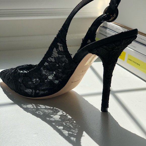 Dolce & Gabbana black lace heels - Picture 3 of 7